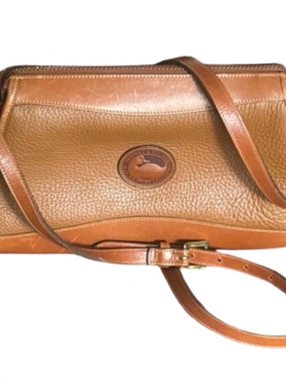 Authentic Vintage Dooney & Bourke All Weather Leather Crossbody Purse Bag Made i
